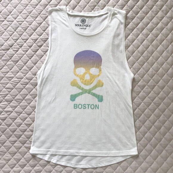 Soulcycle Skull Crossbones tank - Picture 1 of 5
